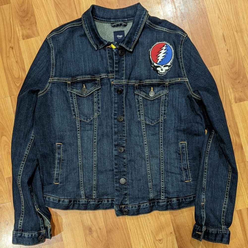 Grateful Dead Embroidered Denim Jacket